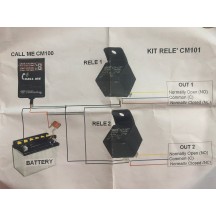 CM101 PZRacing Kit 2 Relè per Call Me