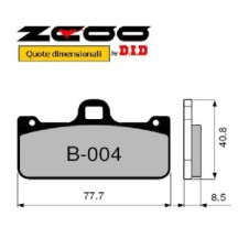 ZCOO B004 EX C - 2 COPPIE PASTIGLIE FRENO RACING PER DISCO WAVE A MARGHERITA BREMBO RACING CALIPERS