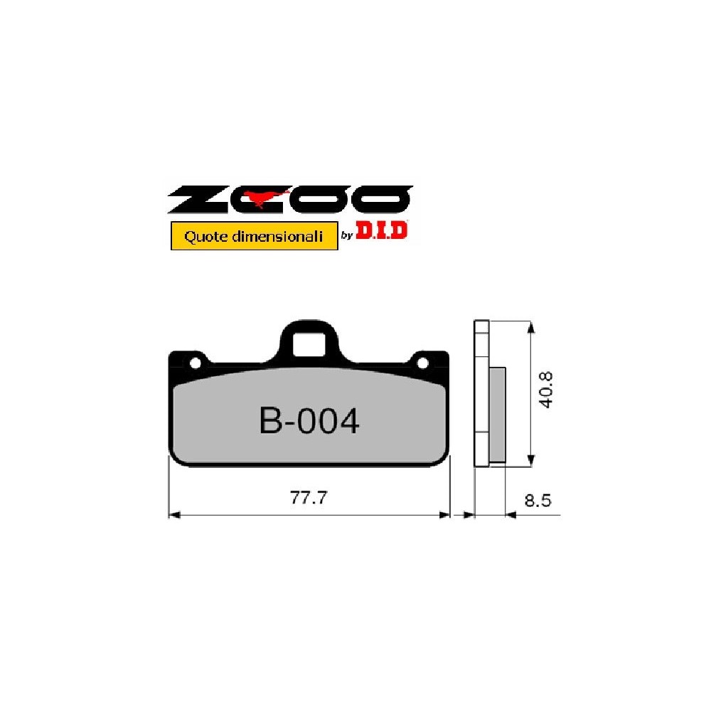 ZCOO B004 EX C - 2 COPPIE PASTIGLIE FRENO RACING PER DISCO WAVE A MARGHERITA BREMBO RACING CALIPERS
