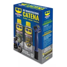 WD-40 Specialist Moto - Kit Manutenzione Catena Moto grasso + pulitore catena moto ON / OFF - ROAD