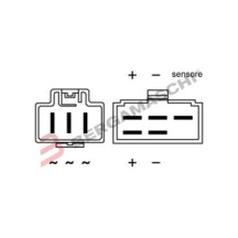 V634100206 REGOLATORE DI TENSIONE SUN HONDA VTR 1000 02 06