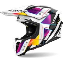 TW3R38 AIROH TWIST 3 RAINBOW CASCO ENDURO CROSS OFF ROAD GLOSS - L