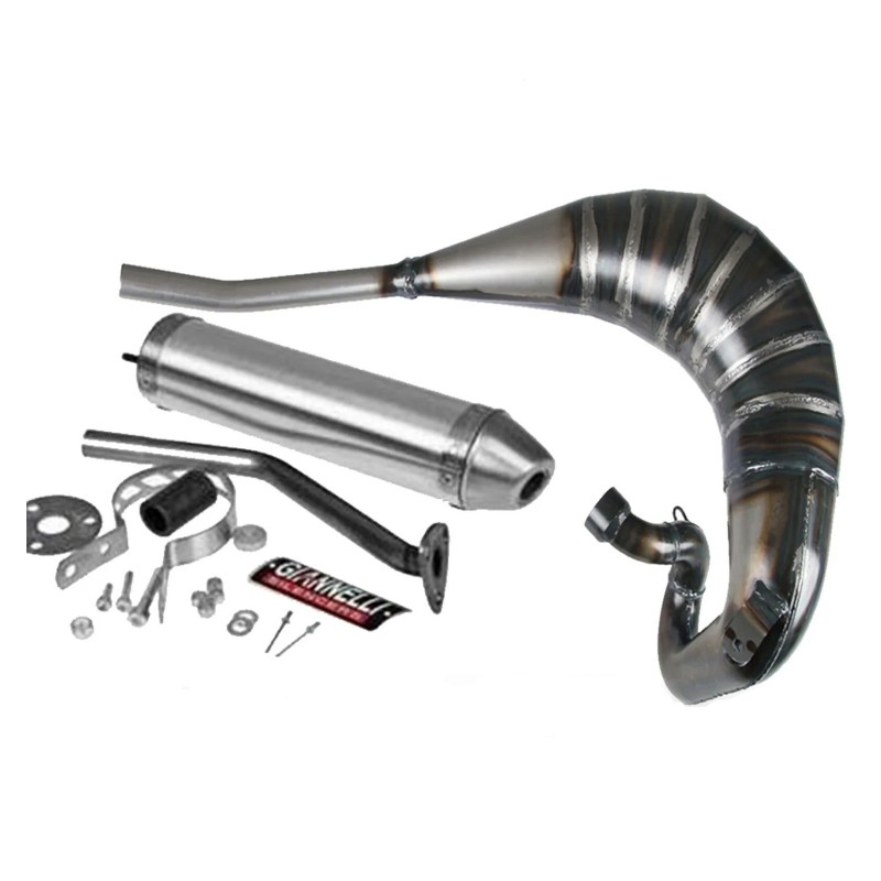 33644HF + 33645HF MARMITTA SCARICO CON SILENZIATORE IN ALLUMINIO GIANNELLI YAMAHA TZR 50 2004-2015 33644HF + 33645HF MARMITTA SCARICO CON SILENZIATORE IN ALLUMINIO GIANNELLI YAMAHA TZR 50 2004-2015