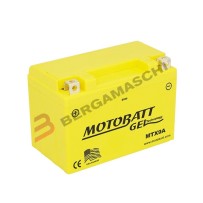 MTX9A BATTERIA MOTOBATT SIGILLATA 12V 9 Ah TRIUMPH STREET TRIPLE RS 765 2017-2023 / YAMAHA TT E 600 1994-2001