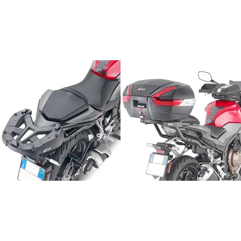 1176FZ GIVI - PORTAPACCHI ATTACCO POSTERIORE SPECIFICO MONORACK PER HONDA CB500F 2019 1176FZ GIVI - PORTAPACCHI ATTACCO POSTERIORE SPECIFICO MONORACK PER HONDA CB500F 2019