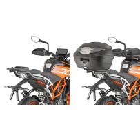 7707FZ GIVI - PORTAPACCHI ATTACCO POSTERIORE SPECIFICO MONORACK PER KTM DUKE 125-390 2017
