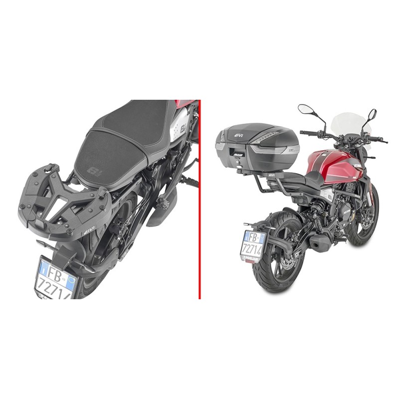 9351FZ GIVI - PORTAPACCHI ATTACCO POSTERIORE SPECIFICO PER MOTOMORINI SEIEMMEZZO SCR650 '22 9351FZ GIVI - PORTAPACCHI ATTACCO POSTERIORE SPECIFICO PER MOTOMORINI SEIEMMEZZO SCR650 '22