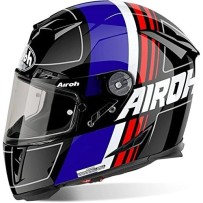 GP5SC17 AIROH CASCO INTEGRALE FULL FACE GP 500 SCRAPE NERO LUCIDO