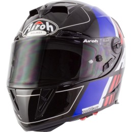GP5SC17 AIROH CASCO INTEGRALE FULL FACE GP 500 SCRAPE NERO LUCIDO