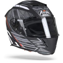 GP5D17 AIROH CASCO MOTO INTEGRALE GP500 FIBRA DRIFT NERO OPACO - XS