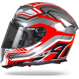 GP5R55 AIROH CASCO MOTO INTEGRALE GP500 RIVAL RED GLOSS - L