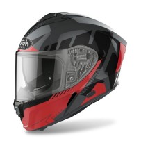 SPRI55 AIROH SPARK CASCO MOTO INTEGRALE RISE RED GLOSS