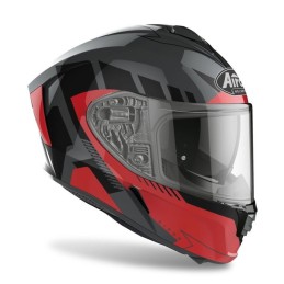 SPRI55 AIROH SPARK CASCO MOTO INTEGRALE RISE RED GLOSS