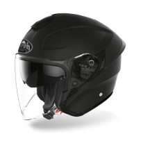 H211 AIROH CASCO JET MOTO SCOOTER H.20 MATT BLACK NERO OPACO