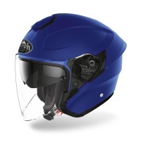 H219 AIROH CASCO JET MOTO SCOOTER H.20 BLUE MATT BLU OPACO