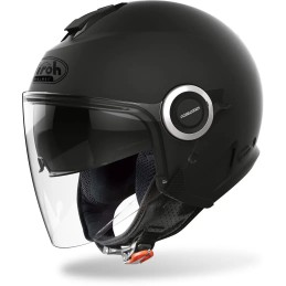 HE11 AIROH HELIOS CASCO JET MOTO SCOOTER NERO OPACO