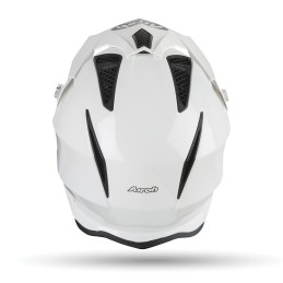 TRRS14 AIROH TRR S CASCO JET MOTO SCOOTER TRIAL OFF ROAD BIANCO LUCIDO - S