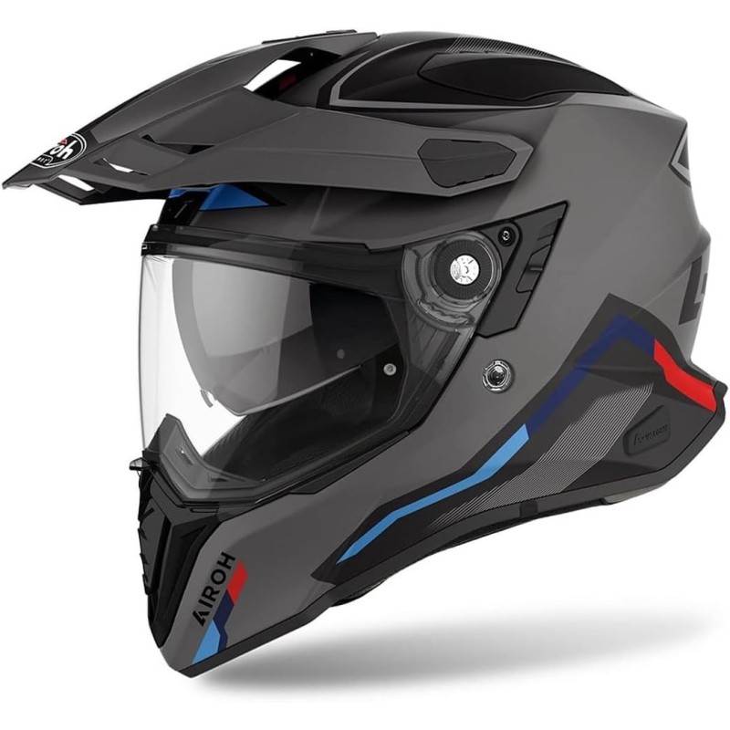CMF81 AIROH COMMANDER FACTOR CASCO ENDURO MOTO ROAD ANTRACITE OPACO - XL CMF81 AIROH COMMANDER FACTOR CASCO ENDURO MOTO ROAD ANTRACITE OPACO - XL