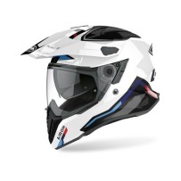 CMF38 AIROH COMMANDER FACTOR CASCO ENDURO MOTO ROAD BIANCO LUCIDO - XL