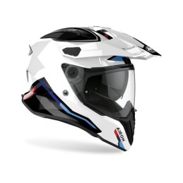 CMF38 AIROH COMMANDER FACTOR CASCO ENDURO MOTO ROAD BIANCO LUCIDO - XL