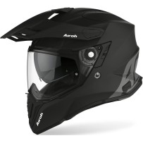 CM11 AIROH COMMANDER CASCO ENDURO MOTO ROAD NERO OPACO