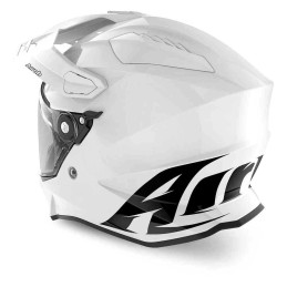 CM14 AIROH COMMANDER CASCO ENDURO MOTO ROAD BIANCO LUCIDO - S