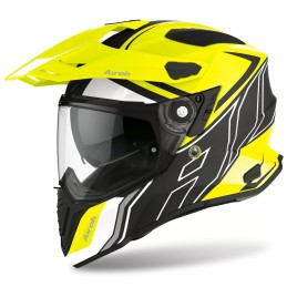 CMD31 AIROH COMMANDER DUO CASCO ENDURO MOTO ROAD YELLOW MATT - S