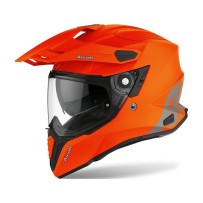 CM32 AIROH COMMANDER CASCO ENDURO MOTO ROAD ORANGE MATT