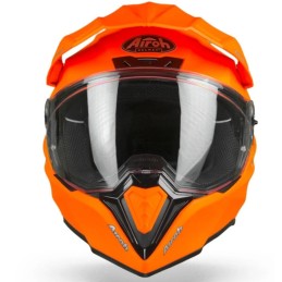 CMD32 AIROH COMMANDER CASCO ENDURO MOTO ROAD ORANGE MATT