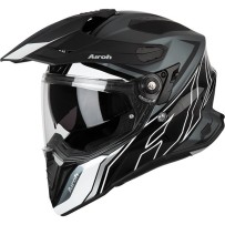 CMD35 AIROH COMMANDER DUO CASCO ENDURO MOTO ROAD BLACK GLOSS/MATT - XL