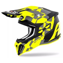STKX31 AIROH STRYCKER CASCO ENDURO CROSS OFF ROAD YELLOW MATT