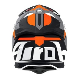 STKA32 AIROH STRYCKER AXE CASCO ENDURO CROSS OFF ROAD ORANGE MATT - S