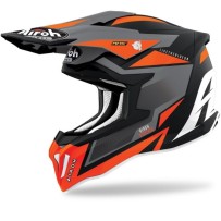 STKA32 AIROH STRYCKER AXE CASCO ENDURO CROSS OFF ROAD ORANGE MATT - S