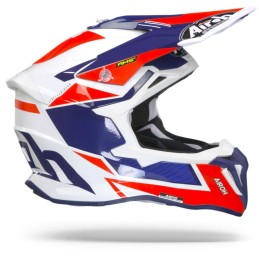 STKA55 AIROH STRYCKER AXE CASCO ENDURO CROSS OFF ROAD BLU/RED GLOSS