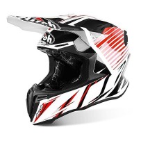 TWST55 AIROH TWIST STRANGE CASCO ENDURO CROSS OFF ROAD ROSSO LUCIDO - L