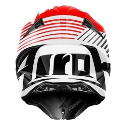 TWST55 AIROH TWIST STRANGE CASCO ENDURO CROSS OFF ROAD ROSSO LUCIDO - L