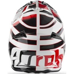 TWSH55 AIROH TWIST SHADING CASCO ENDURO CROSS OFF ROAD ROSSO LUCIDO