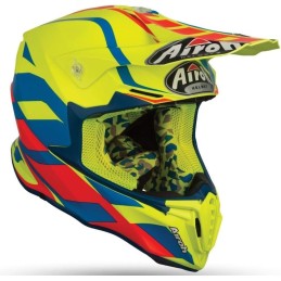TWGR31 AIROH TWIST GREAT CASCO ENDURO CROSS OFF ROAD AZURE MATT - XL