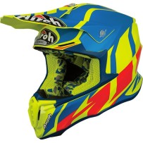 TWGR31 AIROH TWIST GREAT CASCO ENDURO CROSS OFF ROAD AZURE MATT - XL