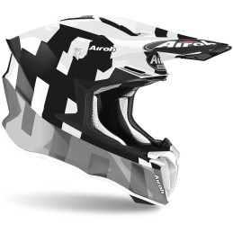 TW2F16 AIROH TWIST 2.0 FRAME CASCO ENDURO CROSS OFF ROAD GREY GLOSS - XL