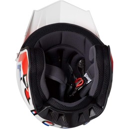 TRRSWN18 AIROH TRR S VINTAGE CASCO JET MOTO SCOOTER TRIAL OFF ROAD BIANCO LUCIDO - M