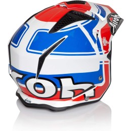 TRRSWN18 AIROH TRR S VINTAGE CASCO JET MOTO SCOOTER TRIAL OFF ROAD BIANCO LUCIDO - M