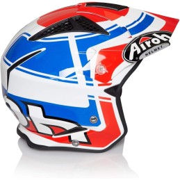 TRRSWN18 AIROH TRR S VINTAGE CASCO JET MOTO SCOOTER TRIAL OFF ROAD BIANCO LUCIDO - M
