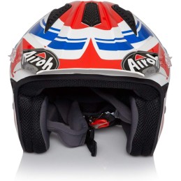 TRRSWN18 AIROH TRR S VINTAGE CASCO JET MOTO SCOOTER TRIAL OFF ROAD BIANCO LUCIDO - M