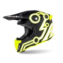 TW2N31 AIROH TWIST 2.0 NEON CASCO ENDURO CROSS OFF ROAD YELLOW MATT - L