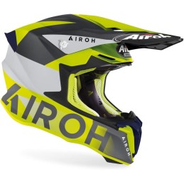 TW2LF31 AIROH TWIST 2.0 LIFT CASCO ENDURO CROSS OFF ROAD YELLOW MATT