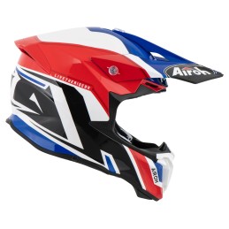 TW2SH18 AIROH TWIST 2.0 SHAKEN CASCO ENDURO CROSS OFF ROAD BLUE GLOSS