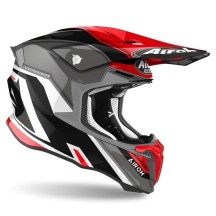 TW2SH55 AIROH TWIST 2.0 SHAKEN CASCO ENDURO CROSS OFF ROAD RED GLOSS