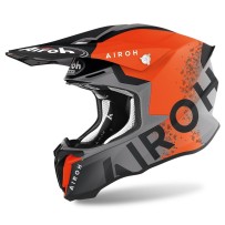 TW2BI32 AIROH TWIST 2.0 BIT CASCO ENDURO CROSS OFF ROAD ORANGE MATT - XS