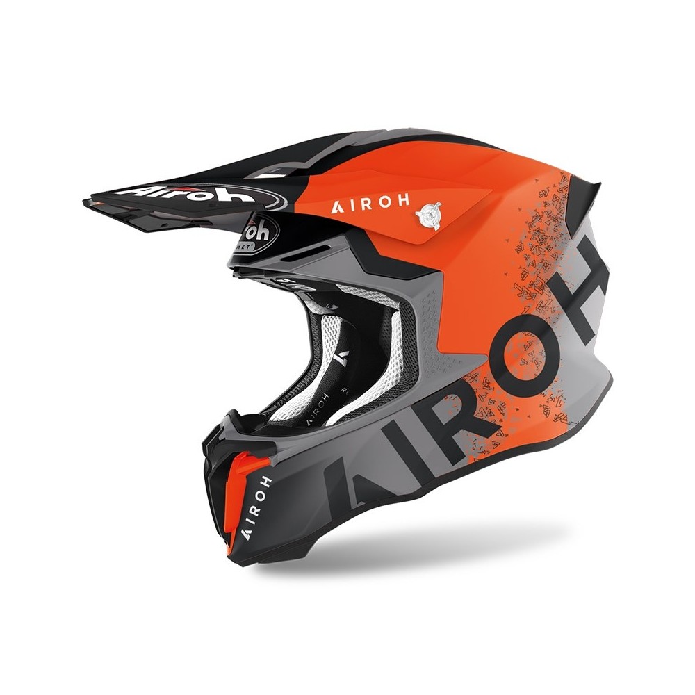 TW2BI32 AIROH TWIST 2.0 BIT CASCO ENDURO CROSS OFF ROAD ORANGE MATT - XS TW2BI32 AIROH TWIST 2.0 BIT CASCO ENDURO CROSS OFF ROAD ORANGE MATT - XS